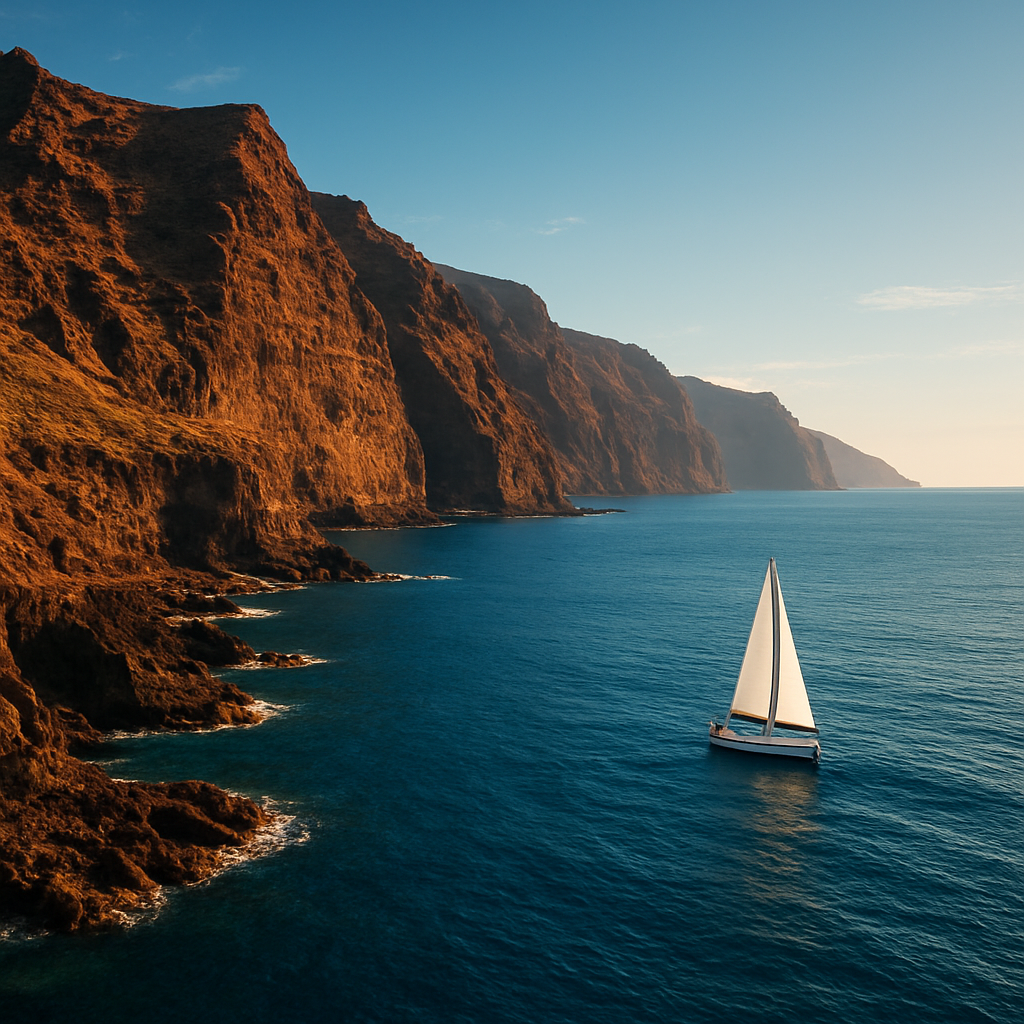 Sailing in Canary Islands